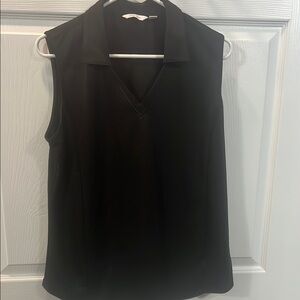 Black Sleeveless Women's Top